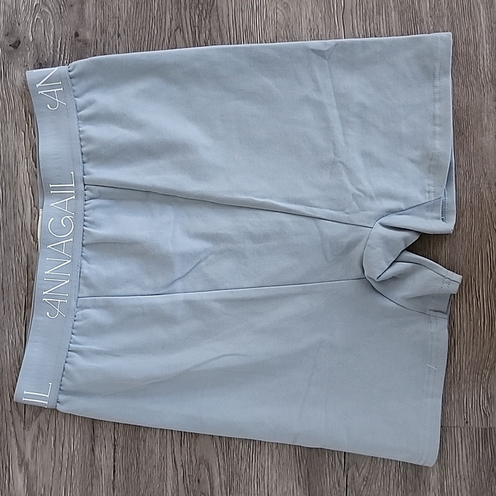 Annagail Jo Biker Shorts Blue Size Small